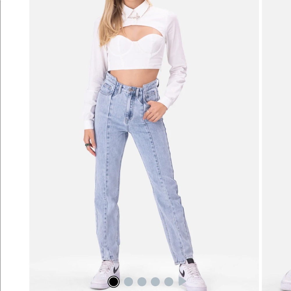 Brokes Asymmetric Jeans | MOM